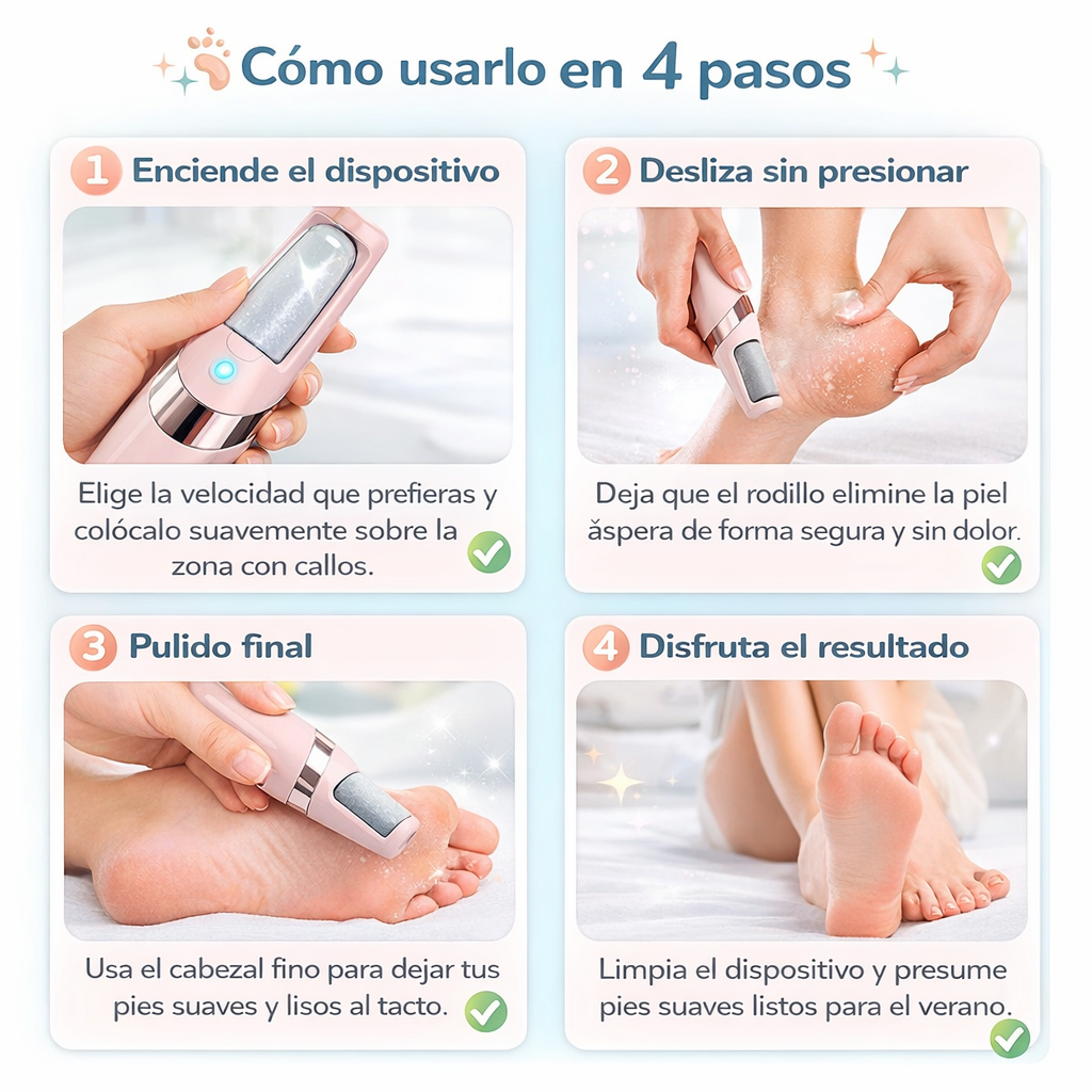 SilkFeet® – Pies suaves y sin callos desde el primer uso