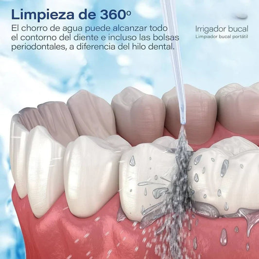 HydroSmile® – Limpieza profunda entre dientes y encías que el cepillo no logra