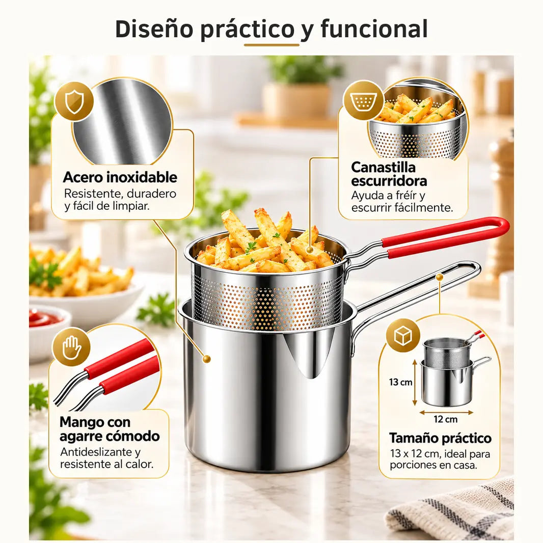 🔥 TitaniumFry™ – Prepara tus frituras favoritas de forma fácil y práctica