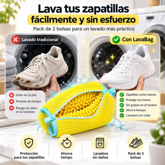👟 LavaStep™ – Lava tus zapatillas fácilmente y sin esfuerzo | Pack de 2