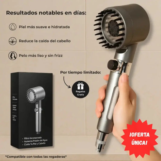 HydraLux® - Cabezal con Filtro para Ducha