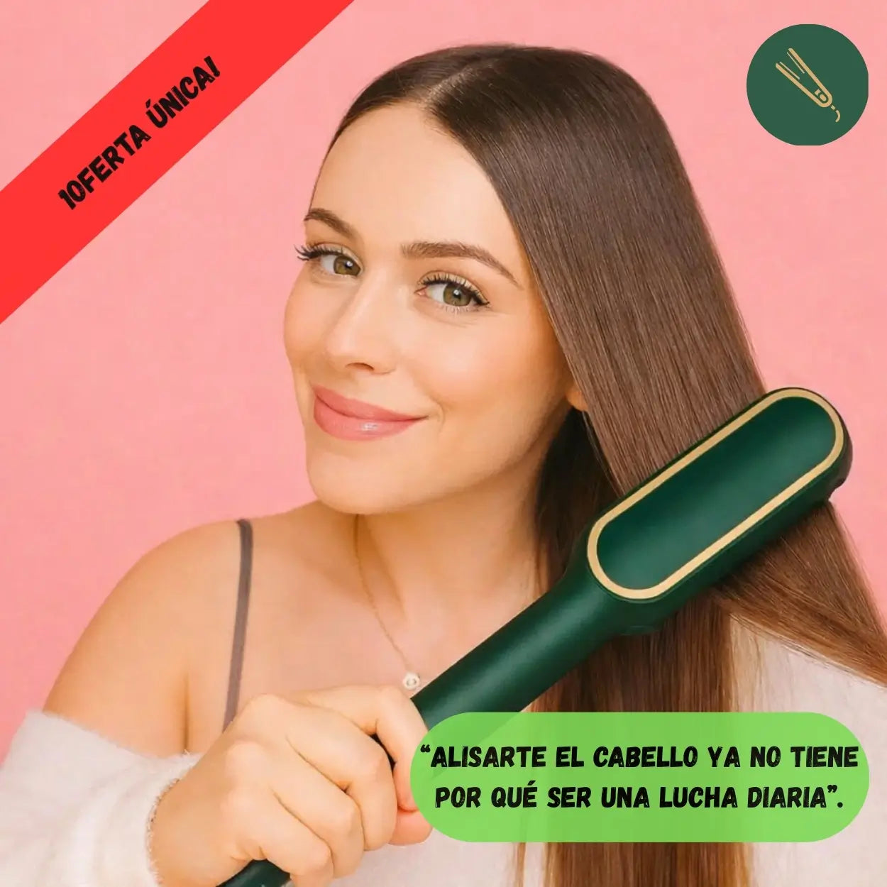 GlowPro Smooth® – Alisa tu cabello rápido y sin tirones