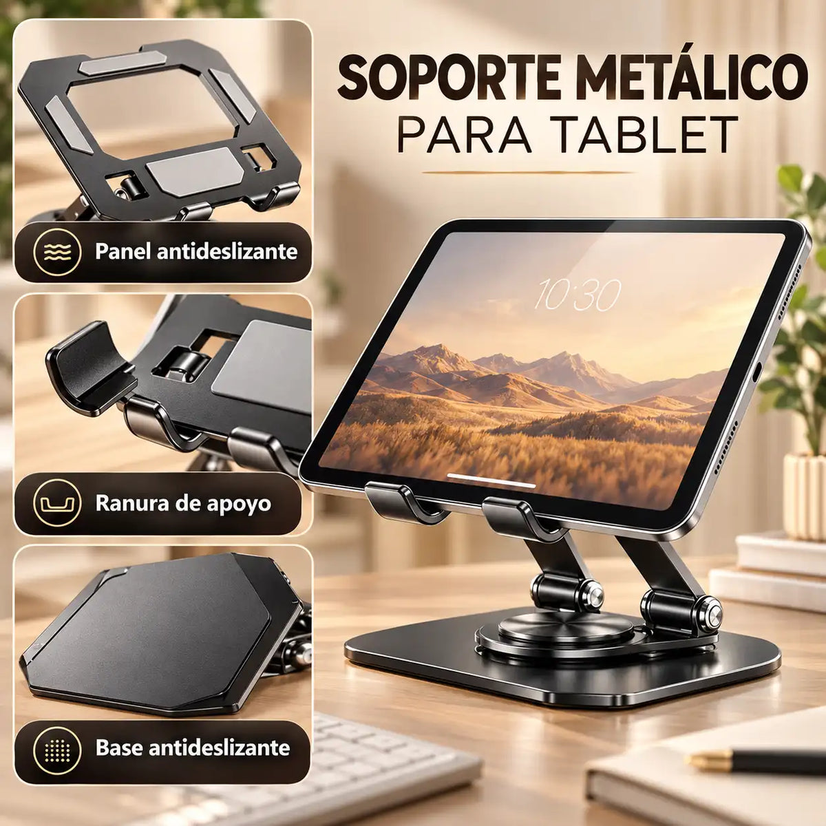 GiraFlex® 360° | Usa tu tablet cómodamente en el ángulo que prefieras