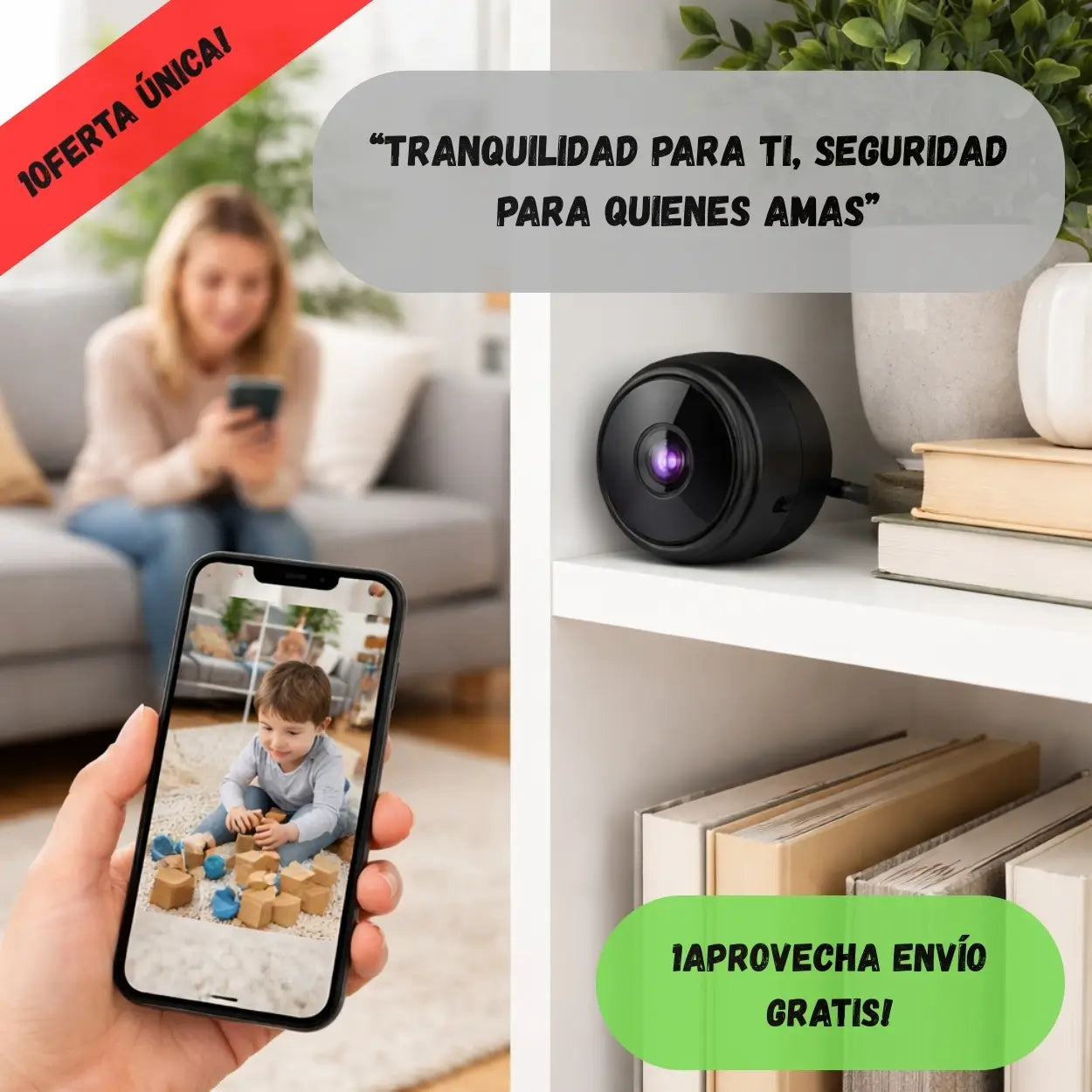 SafeNest Cam® – Seguridad discreta para proteger a quienes amas
