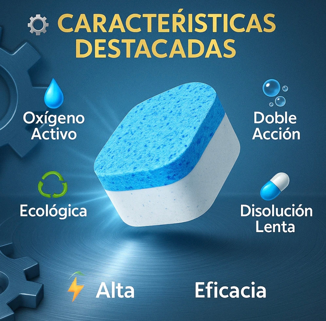 PACK Pastillas Efervescentes Limpiadoras - Paga 6 y lleva 12