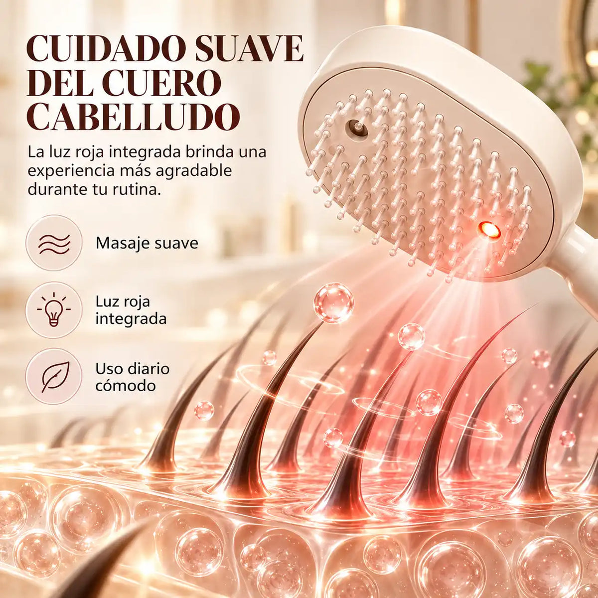 ✨ LumiBrush® - Controla el frizz y deja tu cabello más suave y manejable | 3 en 1