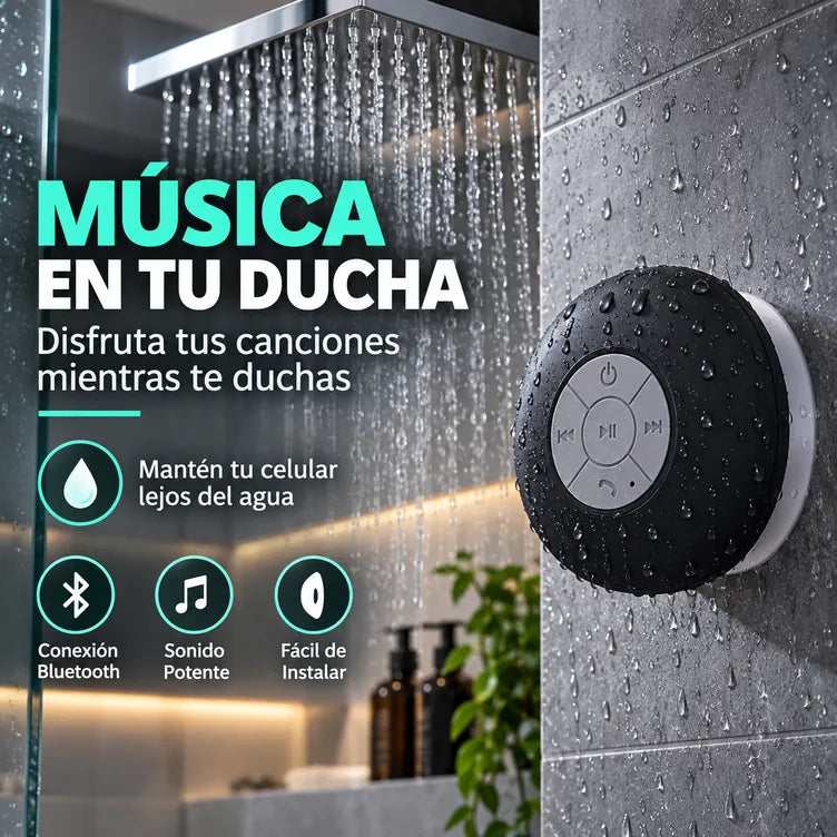 AquaSound® - Escucha música en la ducha sin acercar tu celular al agua