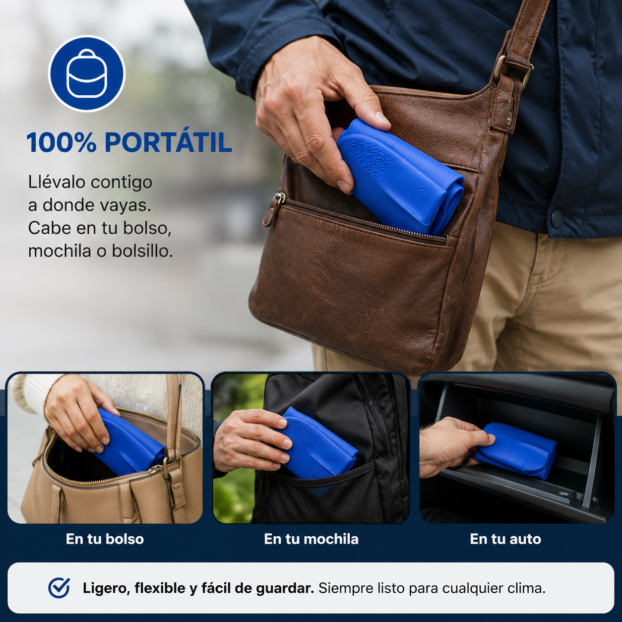 2 x RainGuard® - Protege Tu Calzado Del Agua Y El Barro En Segundos + Ebook de regalo