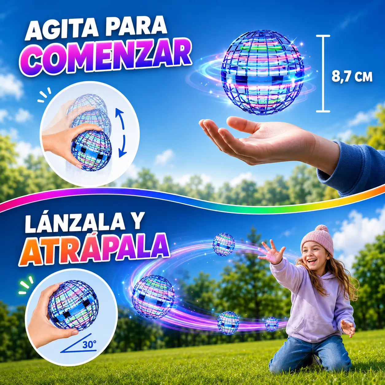 2 x 1 - FlyBoom® - Diversión aérea que regresa mágicamente a tus manos