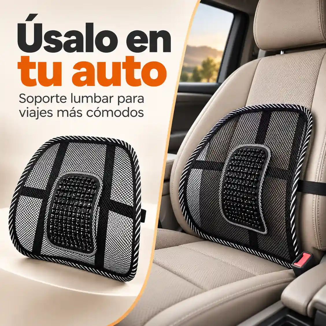 LumbaFit® 2x1 - Dale a tu espalda el soporte que tu silla no tiene