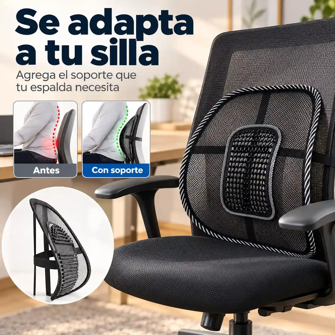 LumbaFit® 2x1 - Dale a tu espalda el soporte que tu silla no tiene