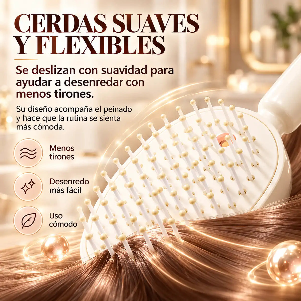 ✨ LumiBrush® - Controla el frizz y deja tu cabello más suave y manejable | 3 en 1