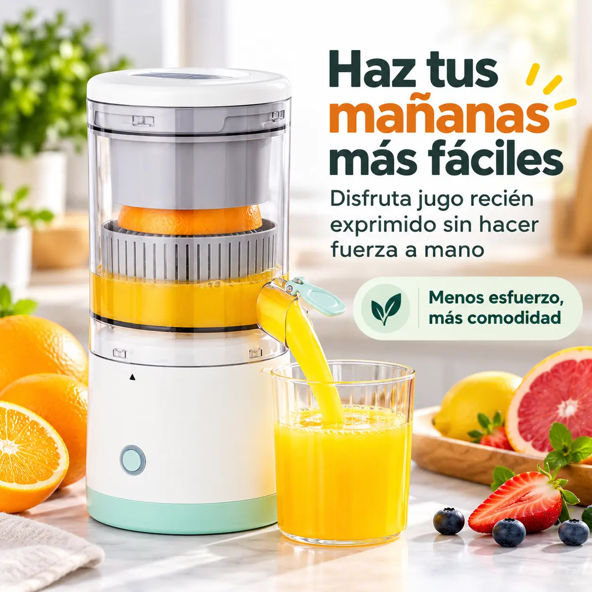 JuiceGo® - Prepara jugo fresco con solo presionar un botón