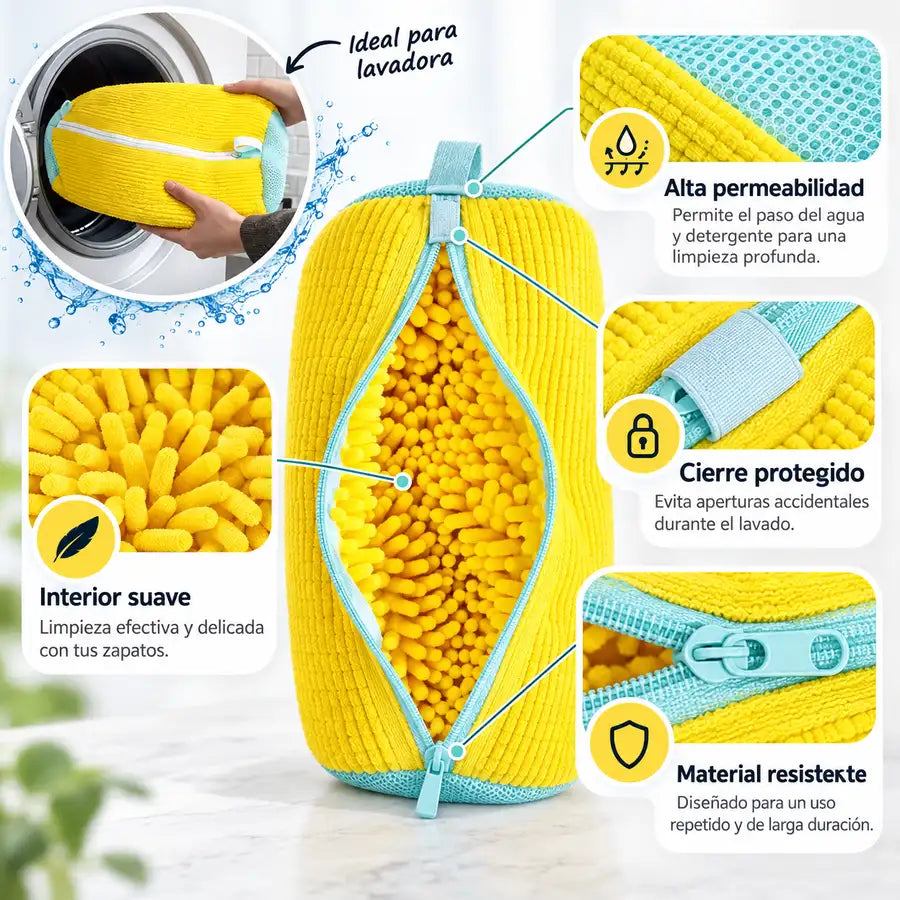 👟 LavaStep™ – Lava tus zapatillas fácilmente y sin esfuerzo | Pack de 2