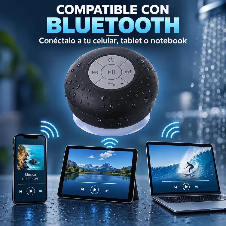 AquaSound® - Escucha música en la ducha sin acercar tu celular al agua