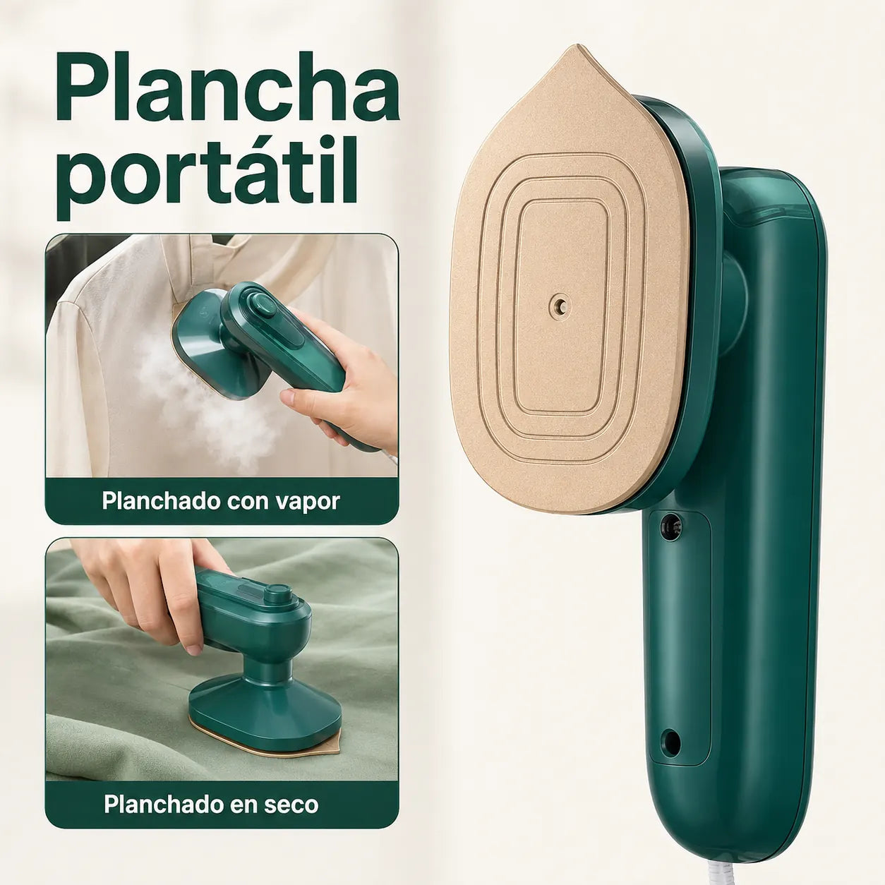PrendaLista® - Elimina arrugas y deja tu ropa lista para usar en minutos