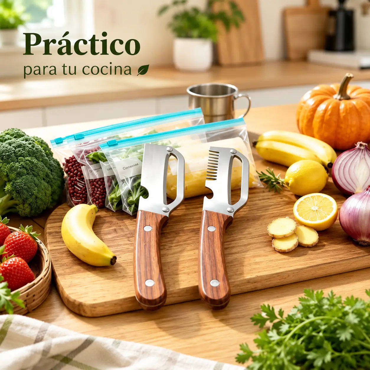 Pack 2 PelaPro® - Pela frutas y verduras rápido, fino y sin esfuerzo