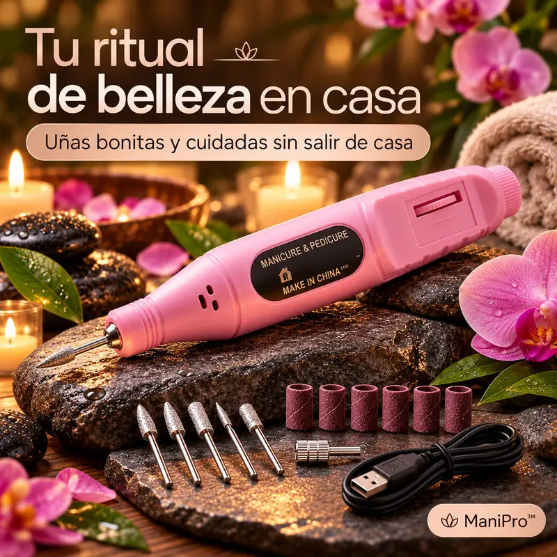 ✨ ManiPro™ – Consigue uñas bonitas y cuidadas en casa | 6 cabezales intercambiables