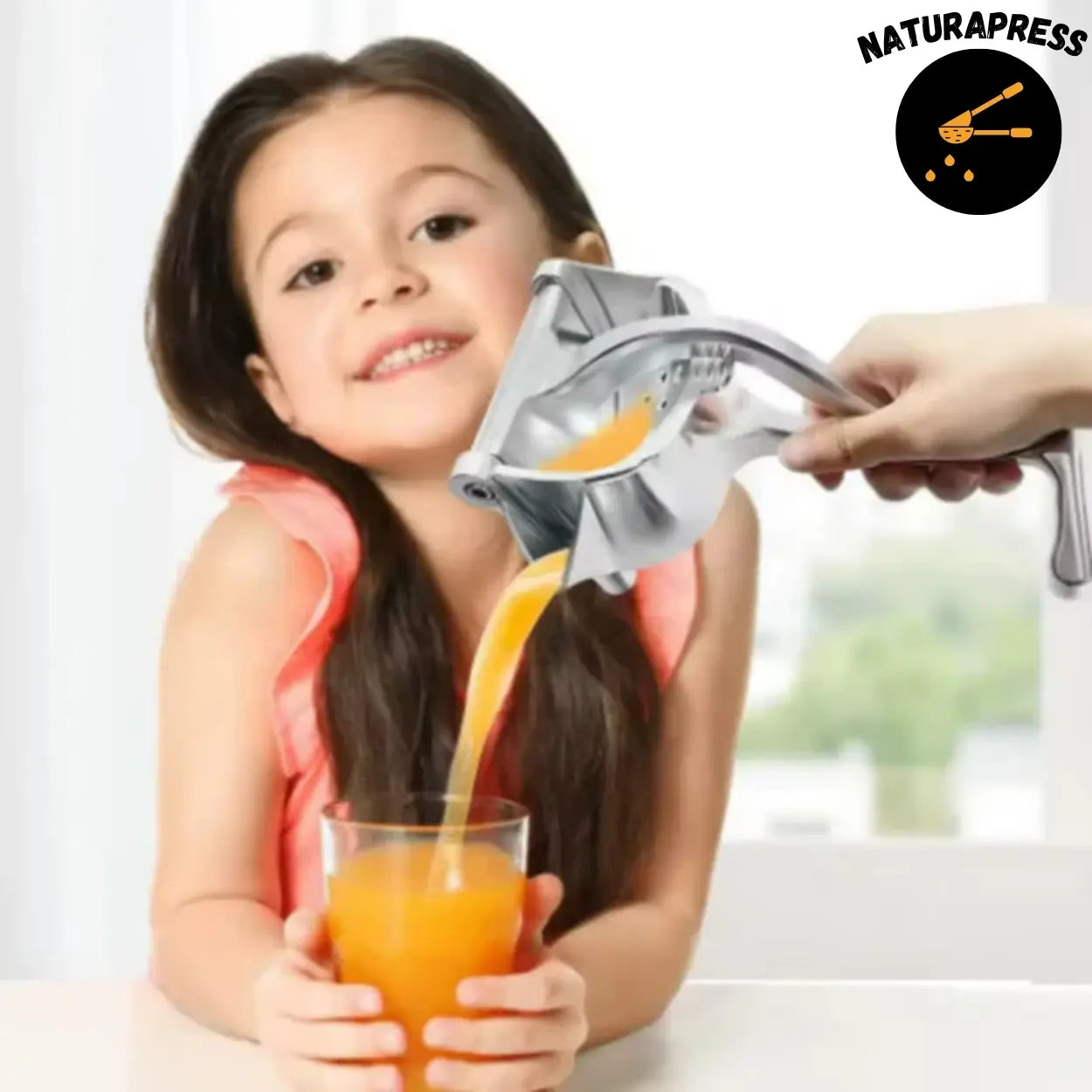 NaturaPress® - Exprimidor Metálico para Jugo