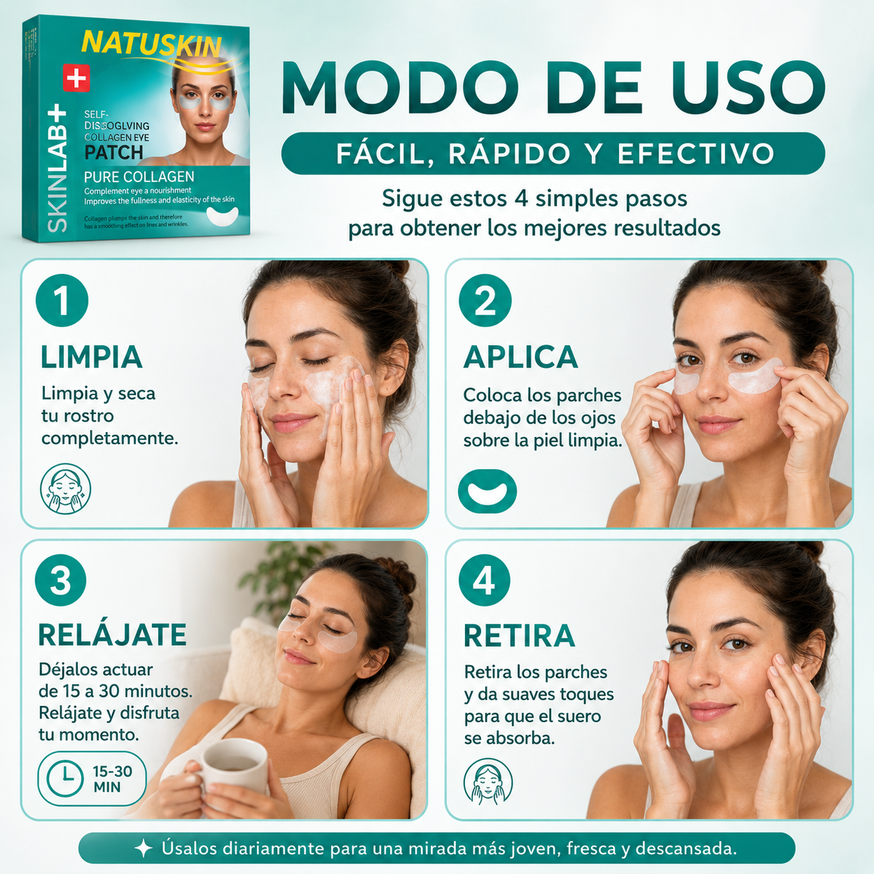 NaturaFul ® - Revitaliza el Área de las Ojeras con Colágeno Hidrolizado