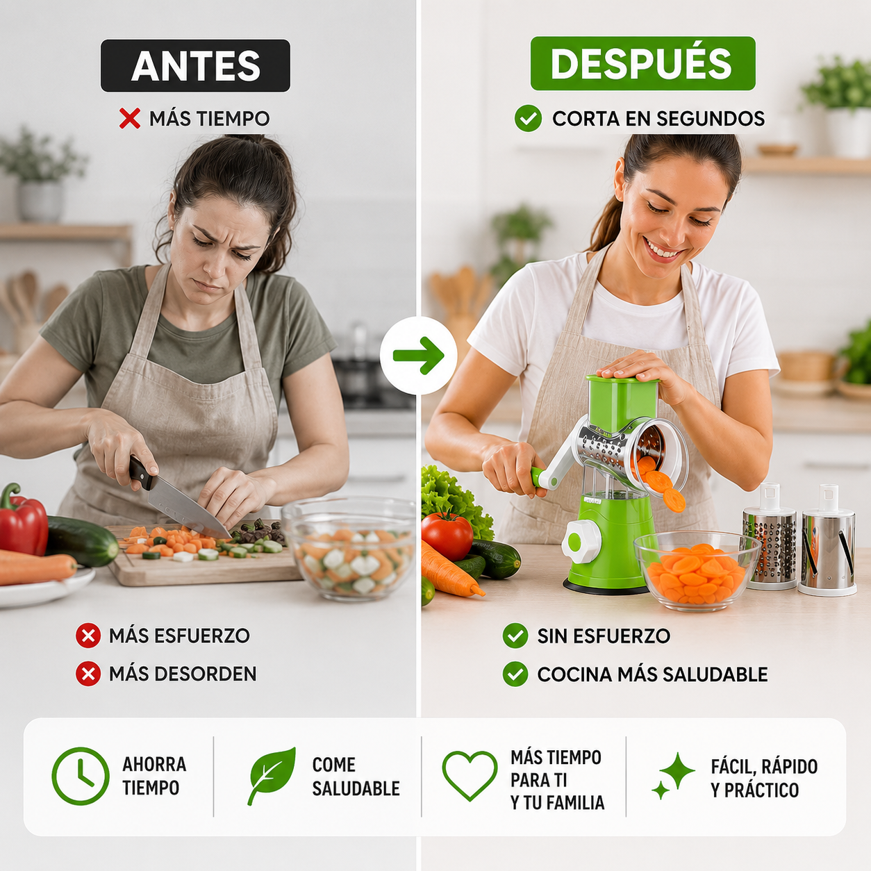 QuickSlice® - Cocina más rápido y saludable todos los días