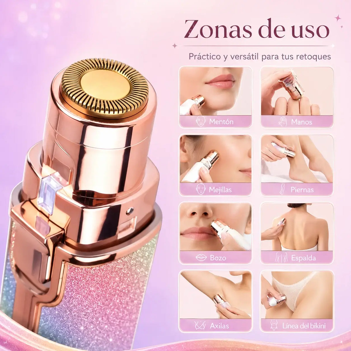 RostroSuave® - Elimina el vello facial de forma rápida, suave y cómoda