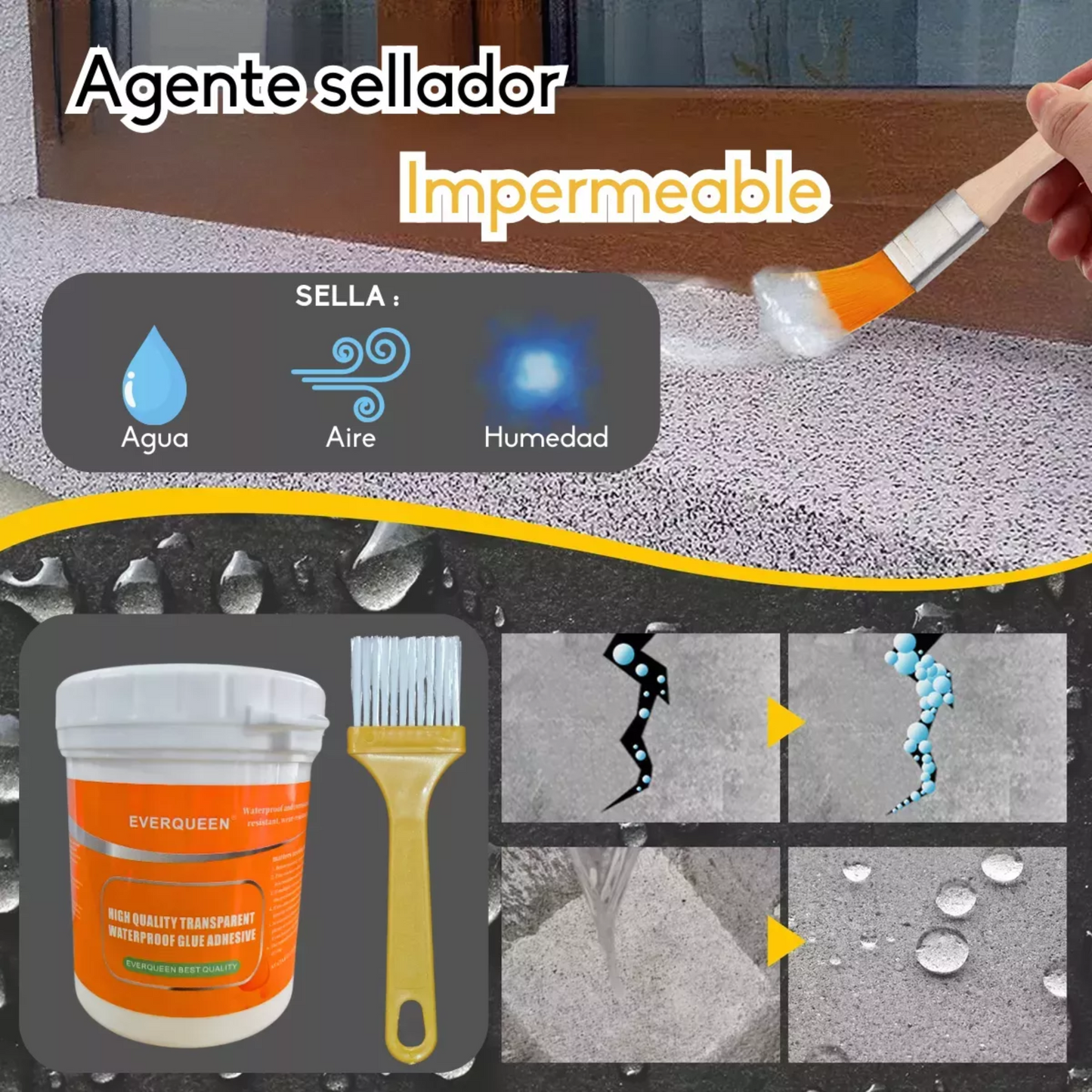 AquaSeal® – Sella filtraciones de agua fácil y rápido desde casa