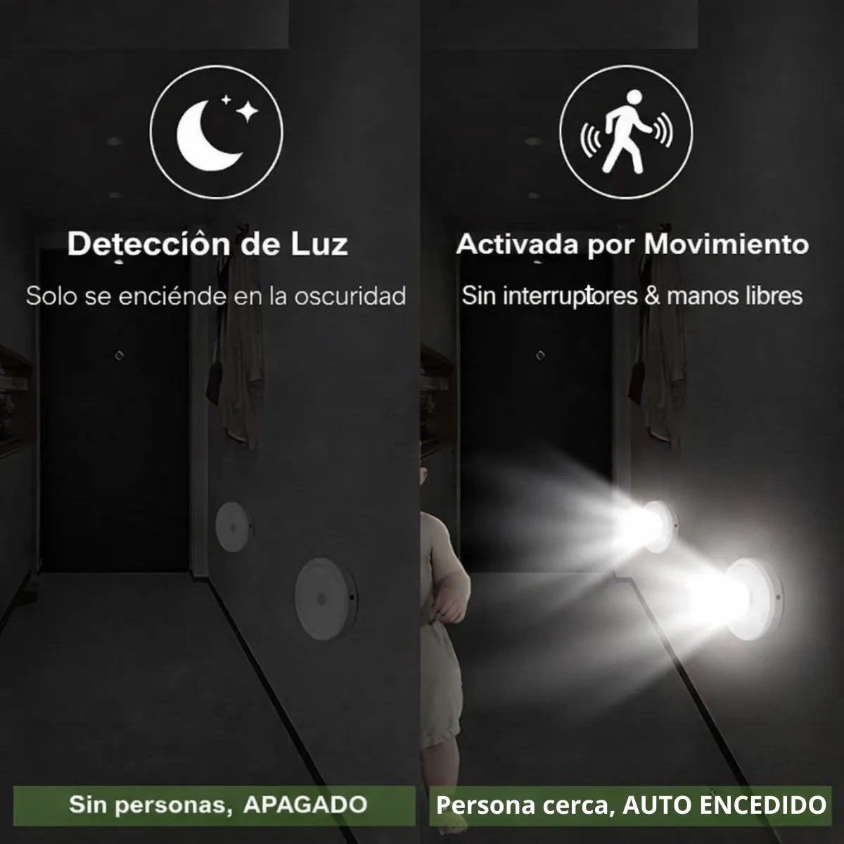 3 x LumiSense® - Ilumina automáticamente y reduce tu consumo de energía