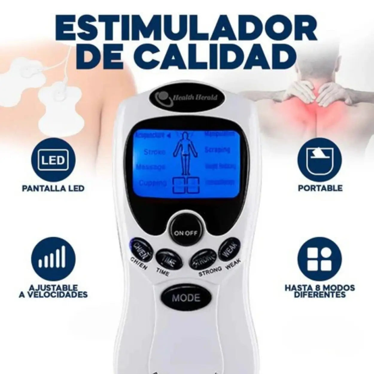 ReliefPulse® – Alivio efectivo del dolor muscular desde casa