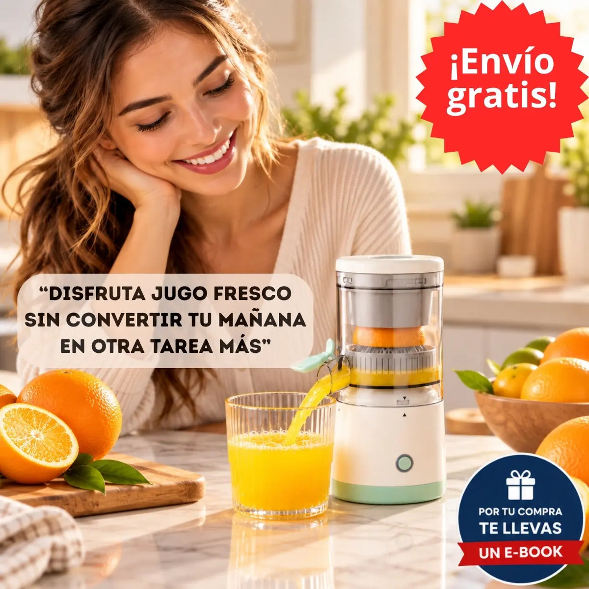 JuiceGo® - Prepara jugo fresco con solo presionar un botón