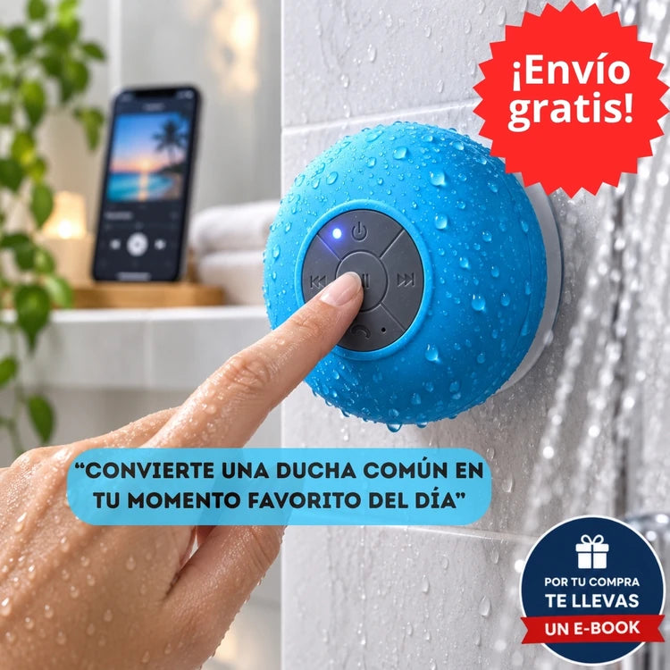 AquaSound® - Escucha música en la ducha sin acercar tu celular al agua