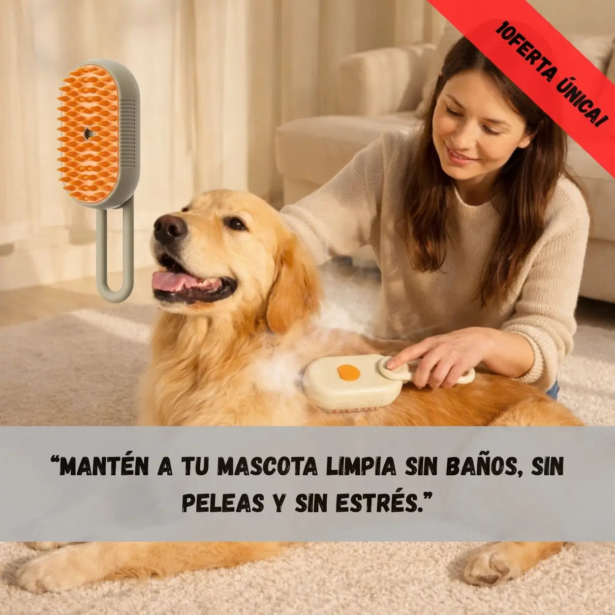 CalmiPet® – Mantén a tu mascota limpia, sin estrés y con menos pelos en casa