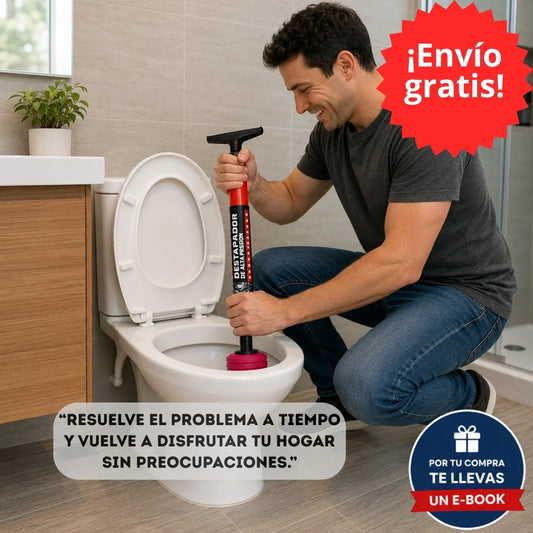 PresiónHogar® - Solución práctica para obstrucciones de baño y cocina