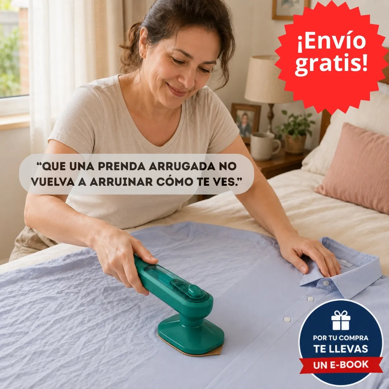 PrendaLista® - Elimina arrugas y deja tu ropa lista para usar en minutos