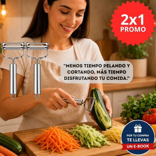 PACK 2x1 - VeggiePro® – Prepara verduras rápido y sin complicaciones