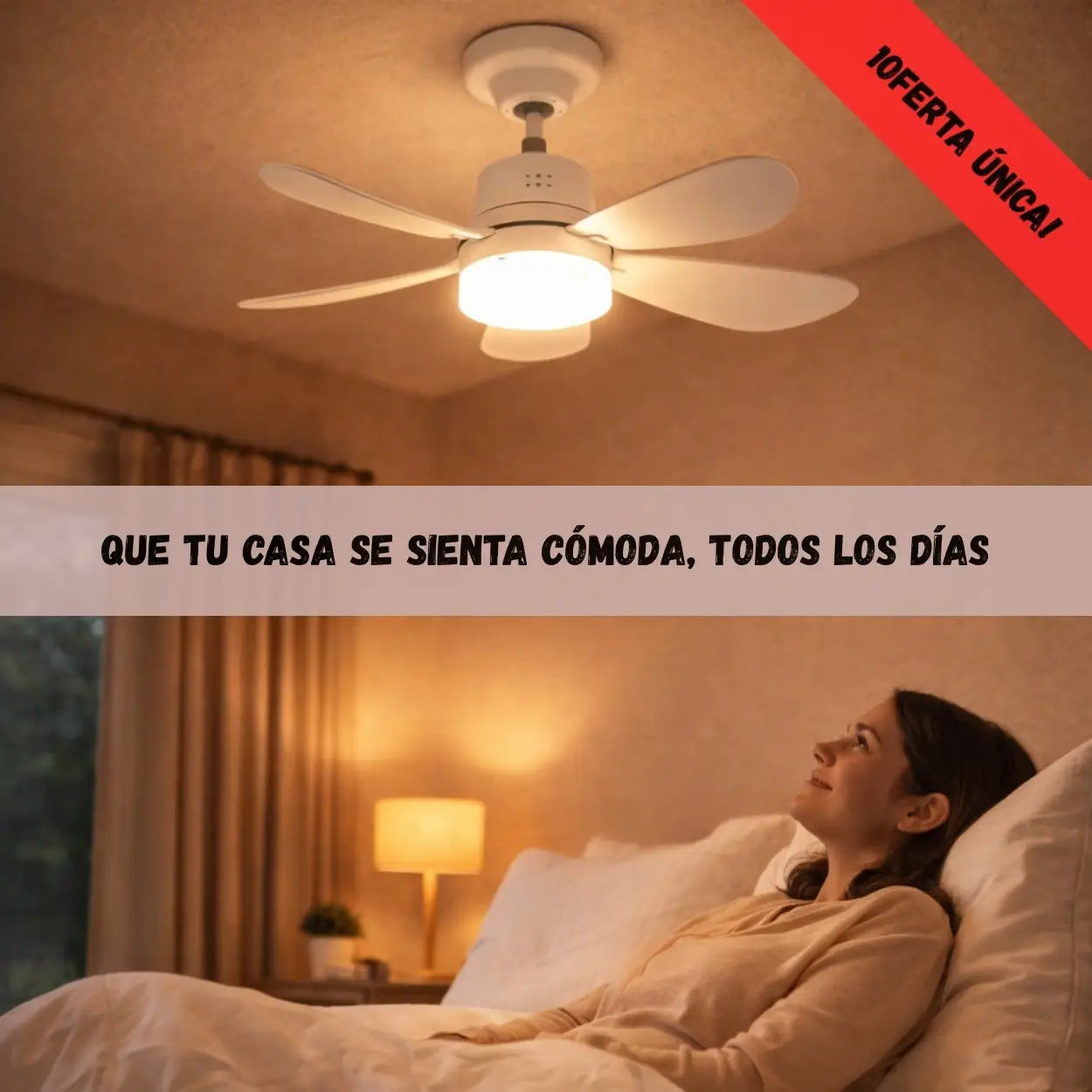 LumiBreeze® – Frescura silenciosa e iluminación cálida en uno