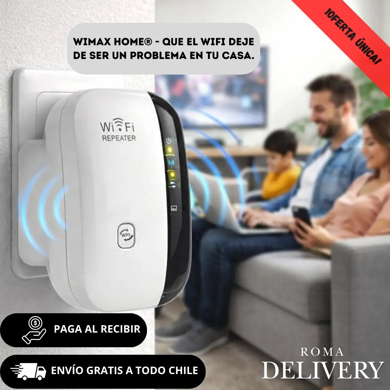 WiMax Home® – Señal Potente en Cada Rincón de Tu Casa