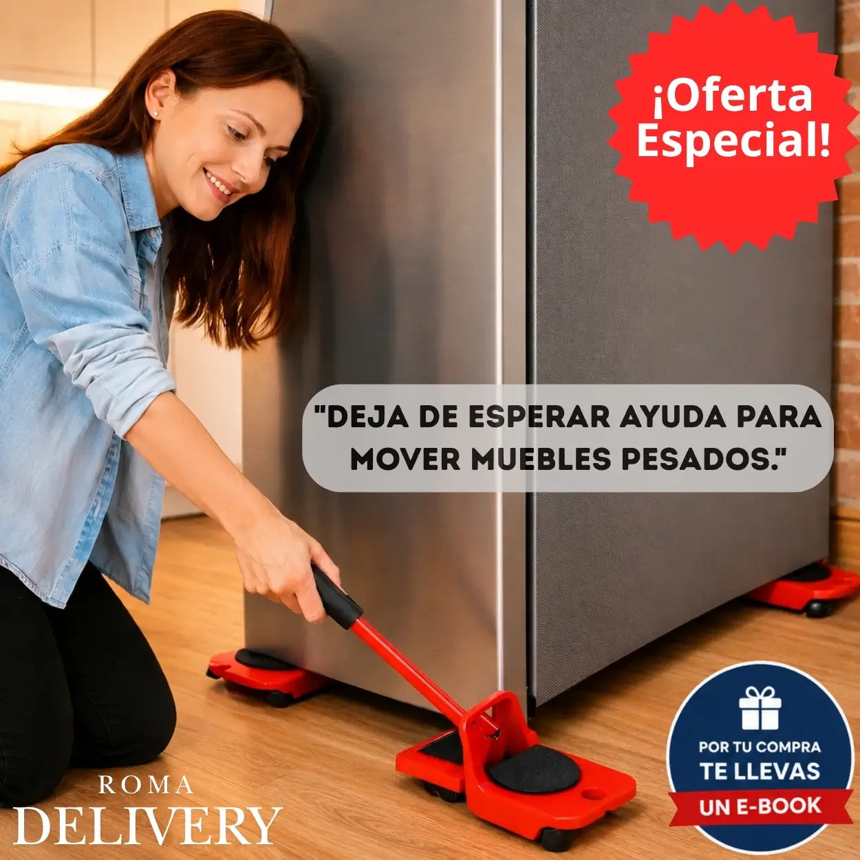 SET LiftEase® – Mueve muebles pesados sin esfuerzo y tú solo