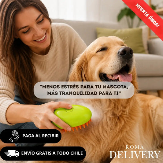 PetSteam® - Pelaje Más Suave, Limpio y Sin Enredos Cada Día + Ebook de regalo