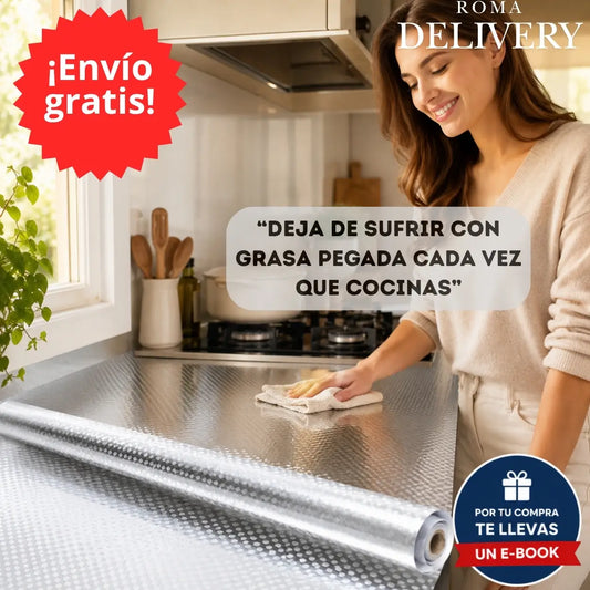 CocinaShield® - Protege tu cocina de grasa y manchas difíciles 5M