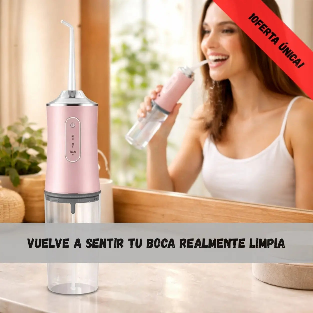 HydroSmile® – Limpieza profunda entre dientes y encías que el cepillo no logra