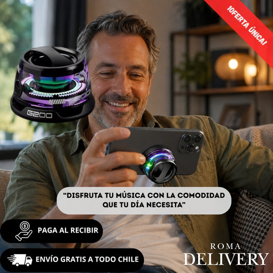 MagBoom G200® - Sonido potente y soporte práctico donde vayas
