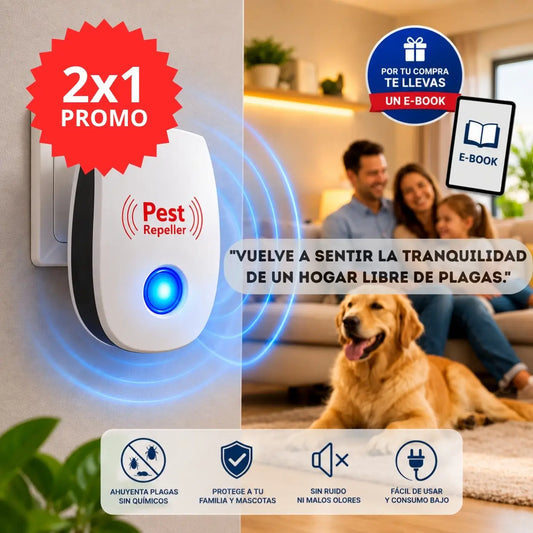Pack 2 PestWave® – Mantén tu hogar libre de plagas sin químicos ni trampas