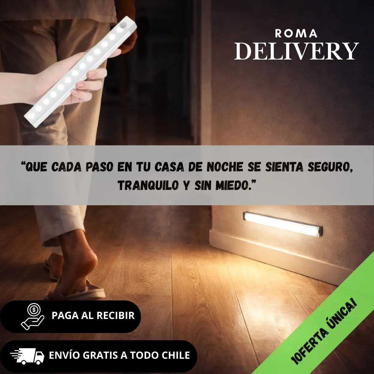 LumiSafe® – Luz automática que protege tus pasos de noche