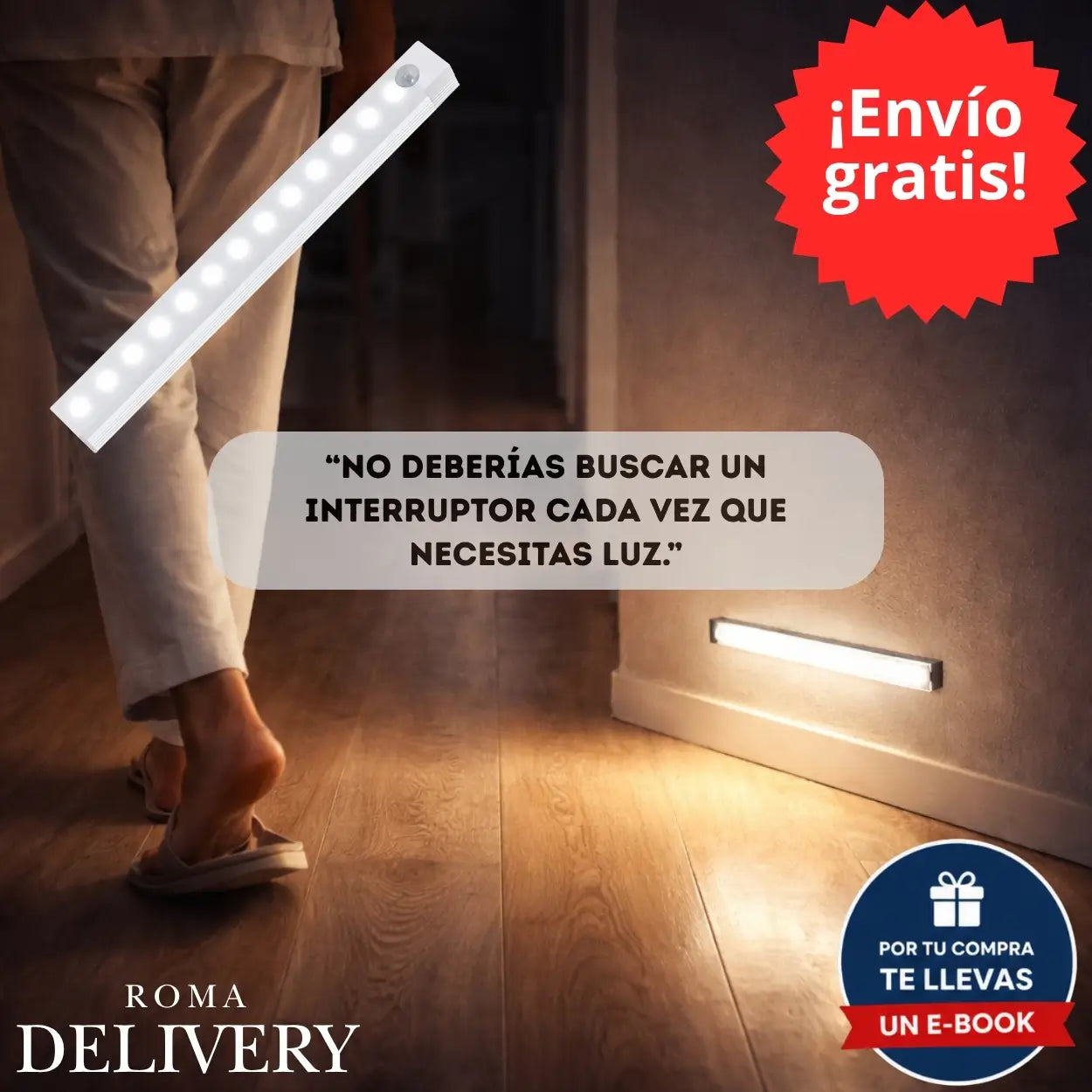 LumiSafe® – Luz automática que protege tus pasos de noche
