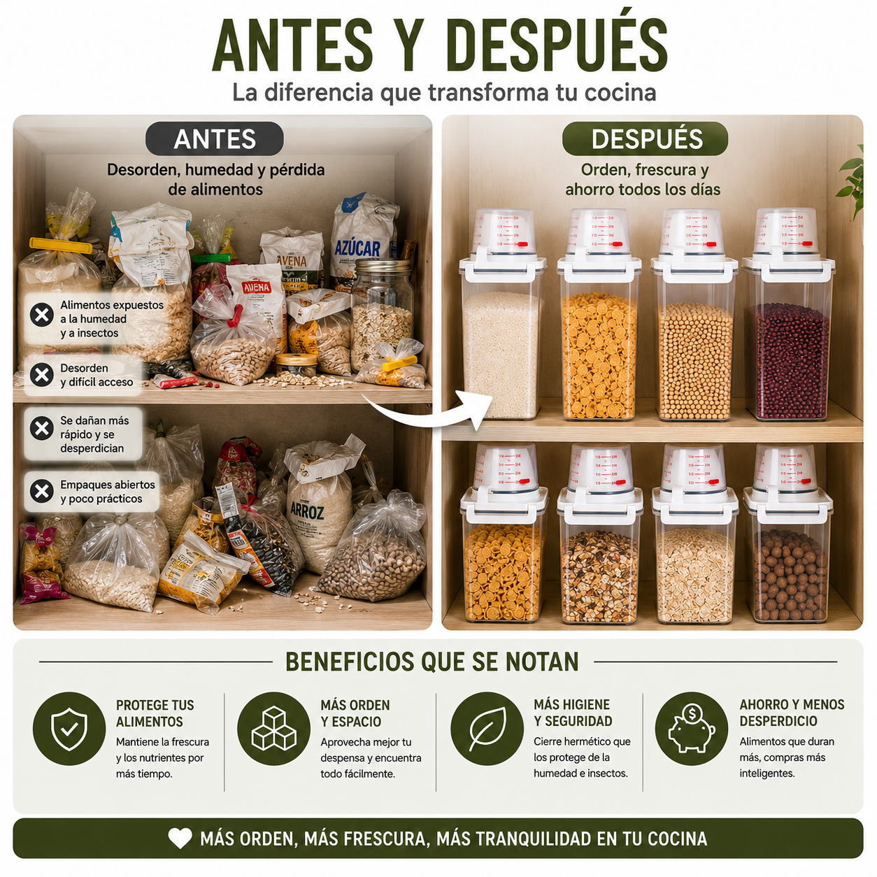 FreshLock® - Mantén tus alimentos frescos y protegidos por más tiempo