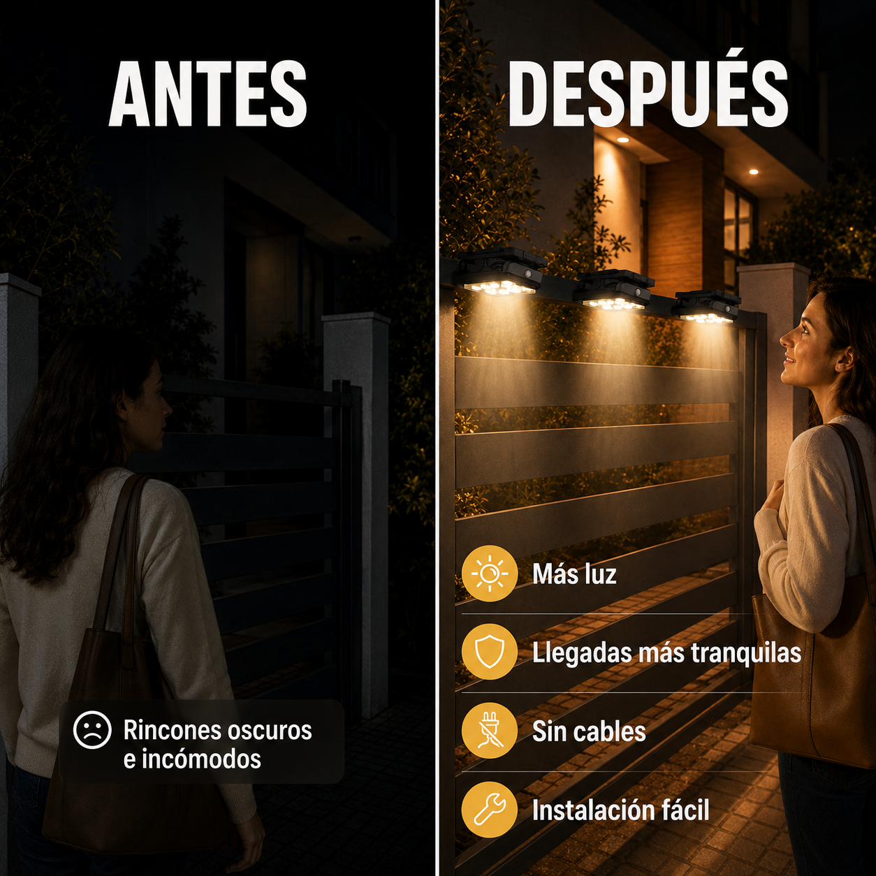Pack de 3 LumiClip® - Ilumina espacios oscuros sin cables