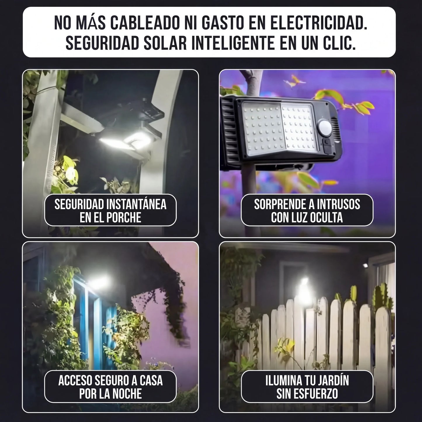 LumiGuard® - Ilumina y protege tus espacios al detectar movimiento