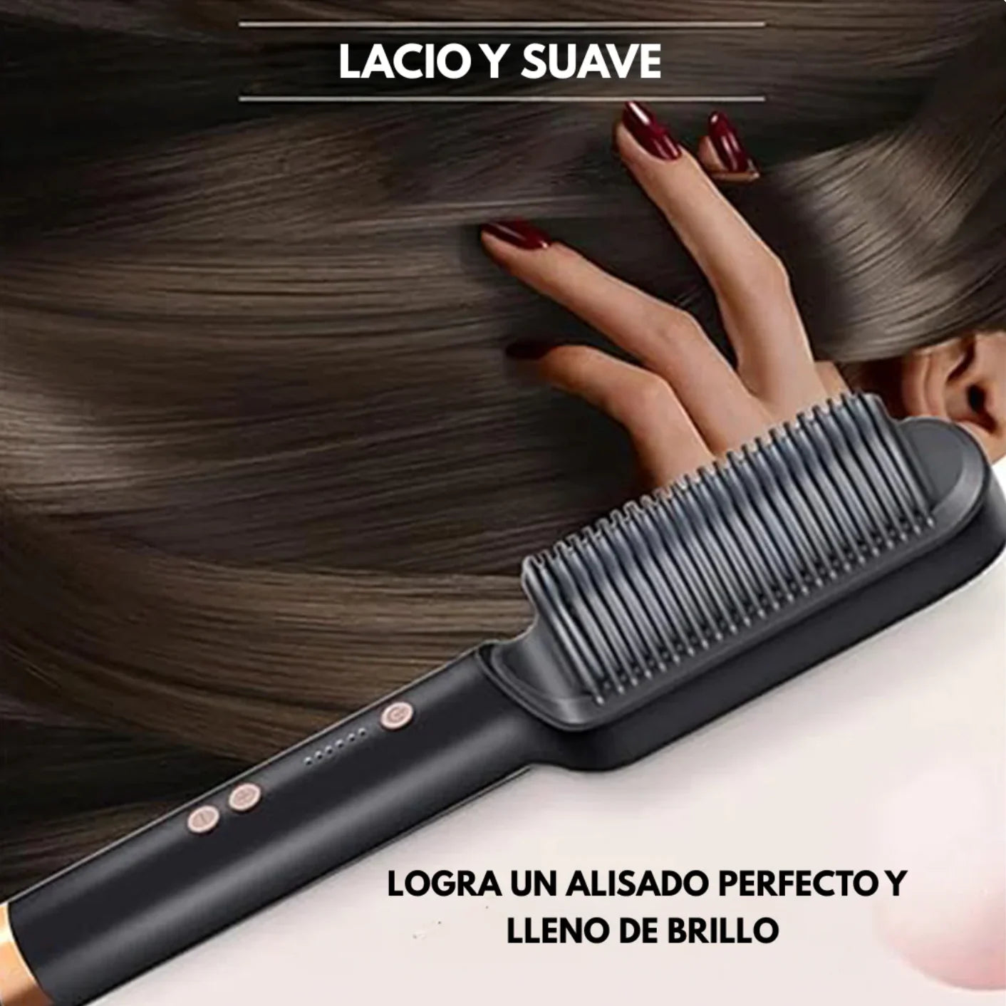 GlowPro Smooth® – Alisa tu cabello rápido y sin tirones