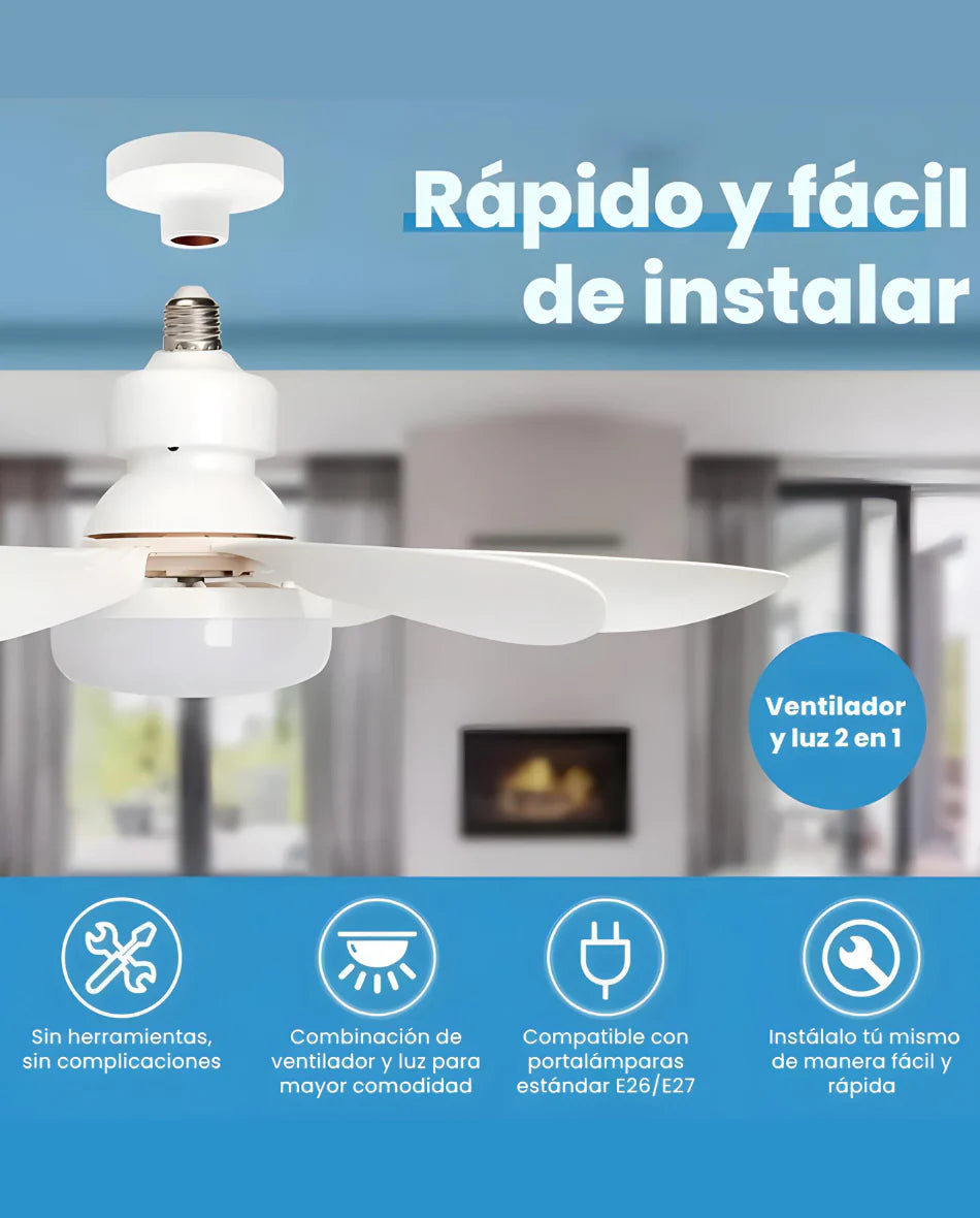LumiBreeze® – Frescura silenciosa e iluminación cálida en uno